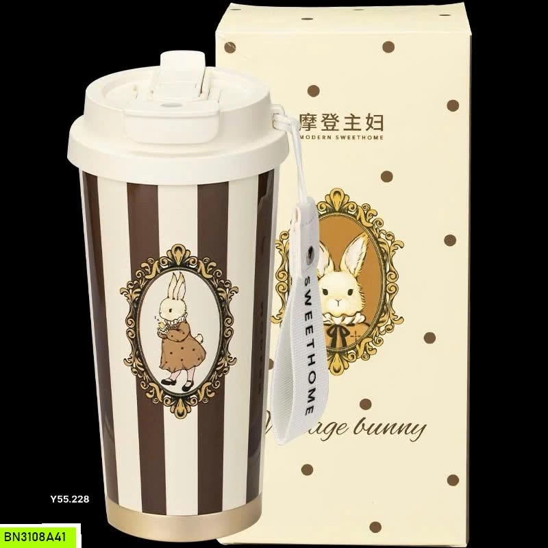 CỐC GIỮ NHIỆT VINTAGE BUNNY