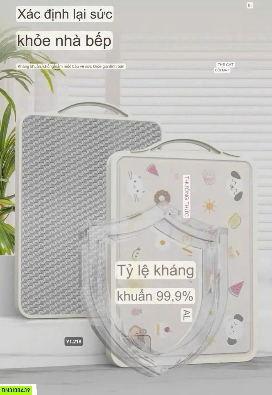 THỚT INOX 2 MẶT KHÁNG KHUẨN