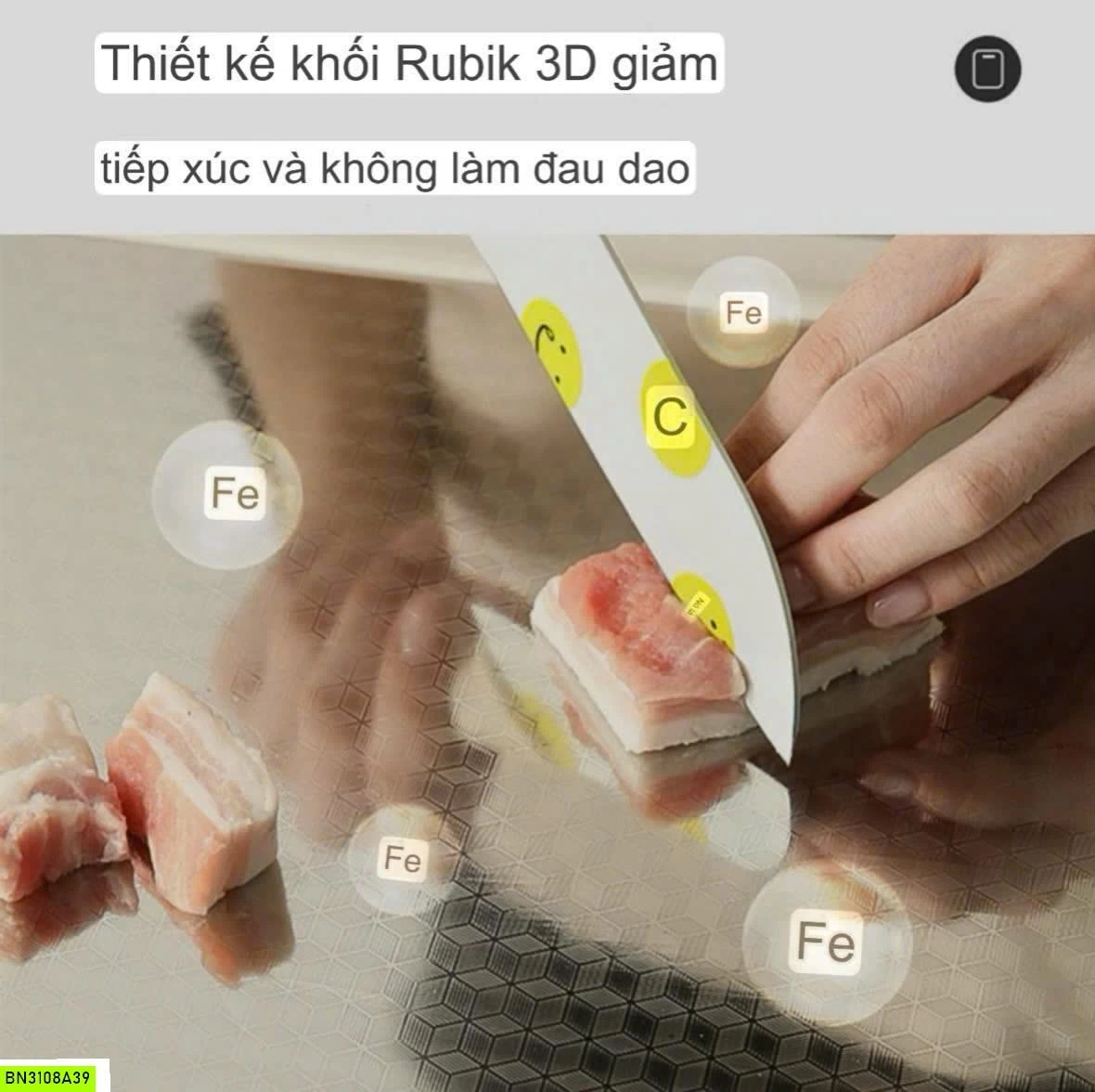 THỚT INOX 2 MẶT KHÁNG KHUẨN