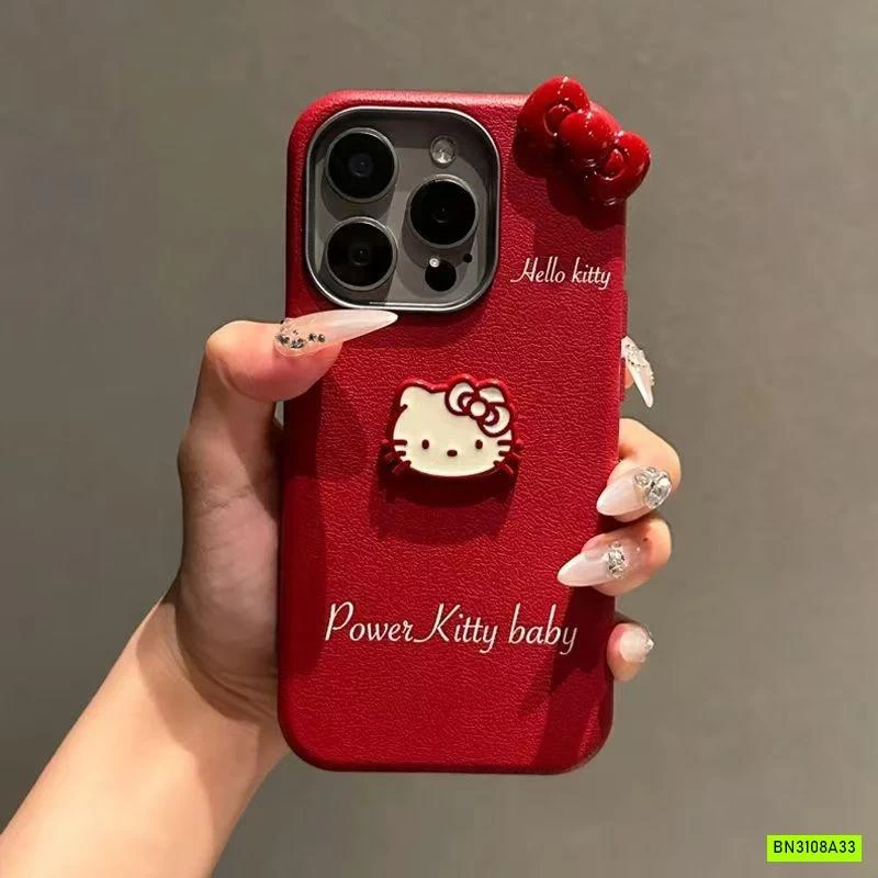 ỐP ĐIỆN THOẠI ĐỎ HELLO KITTY