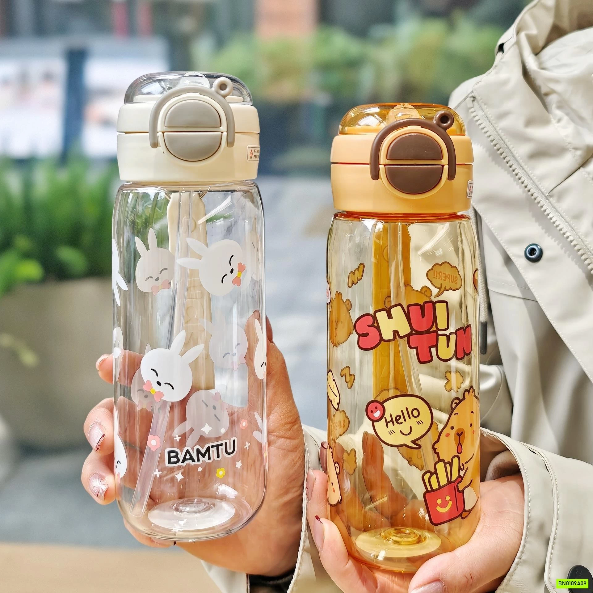 BÌNH NƯỚC IN HÌNH DỄ THƯƠNG CHO BÉ