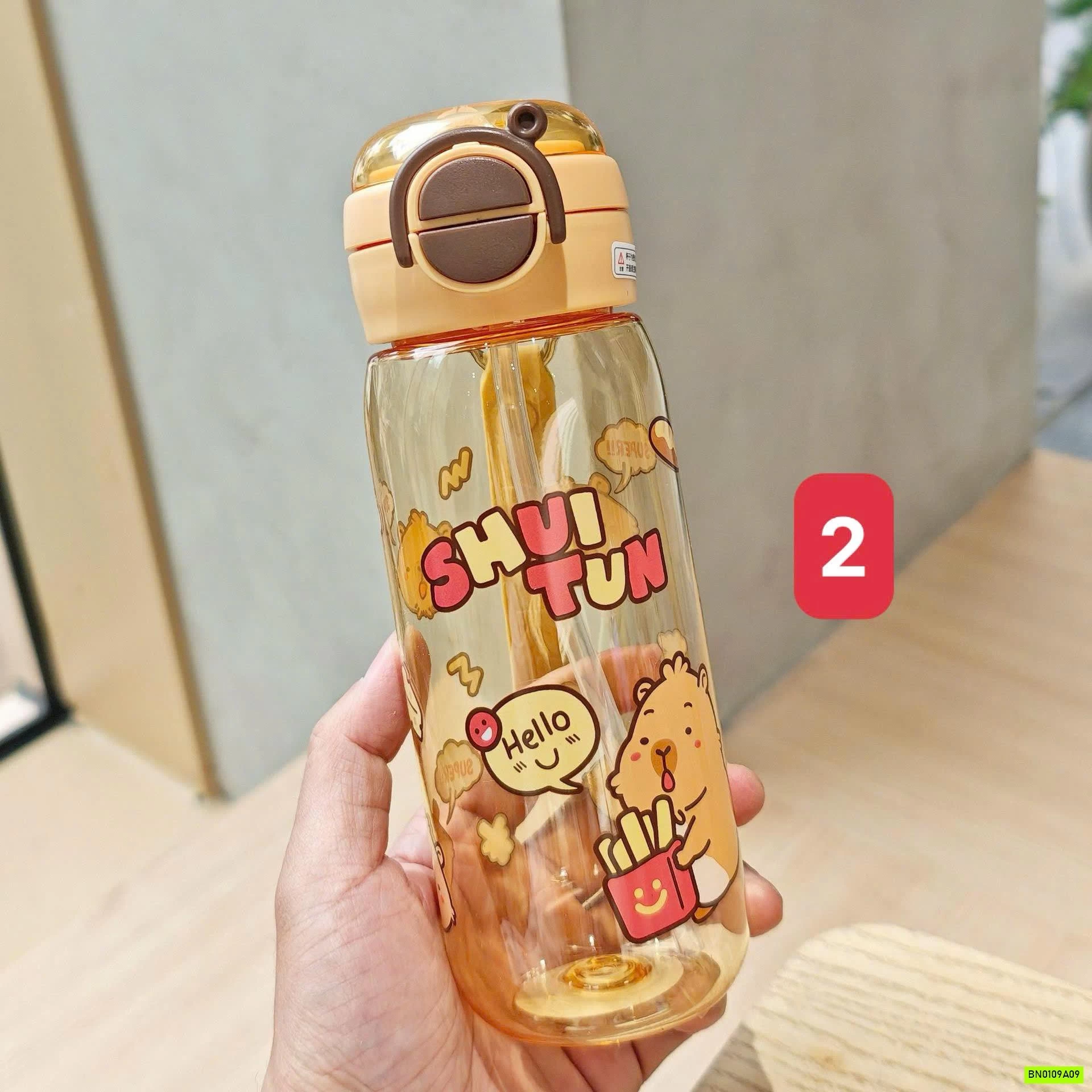 BÌNH NƯỚC IN HÌNH DỄ THƯƠNG CHO BÉ