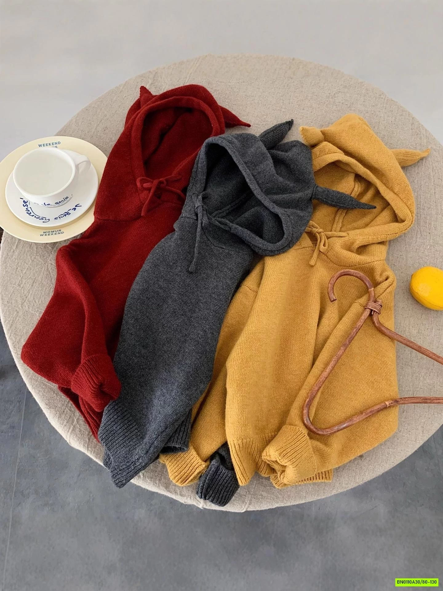 HOODIE LEN TAI NHỌN