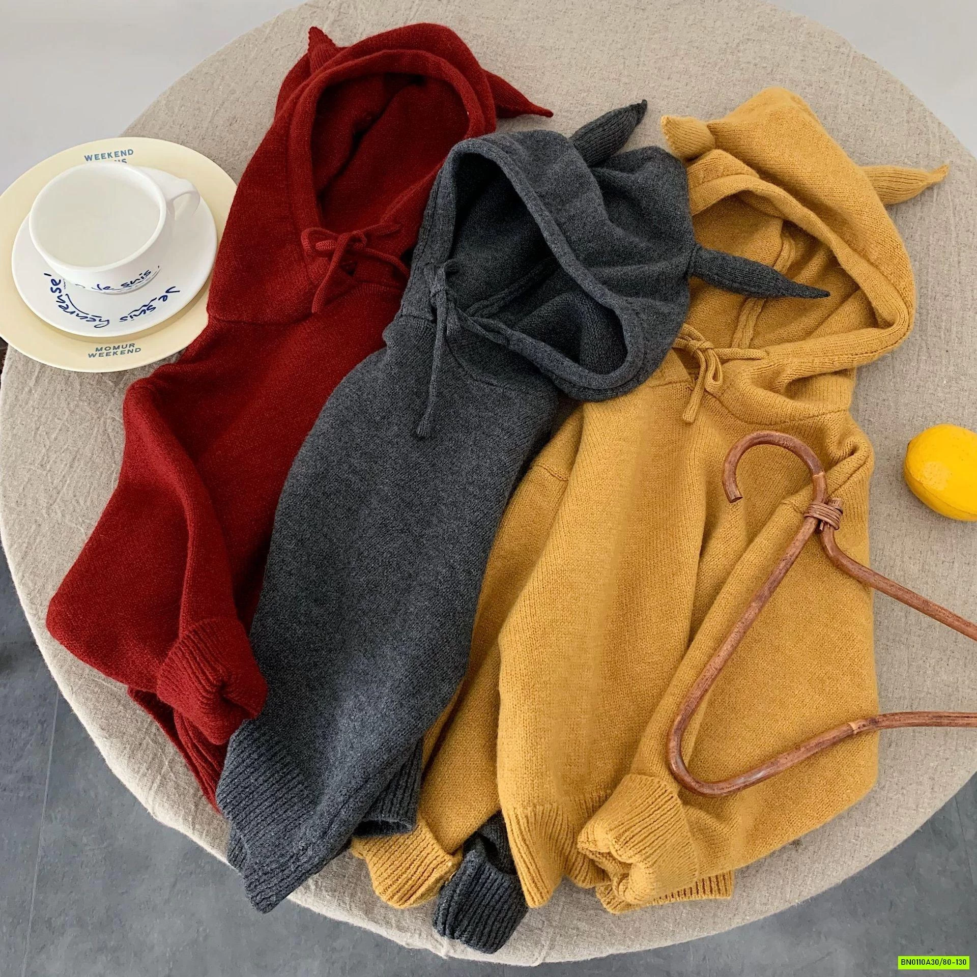 HOODIE LEN TAI NHỌN