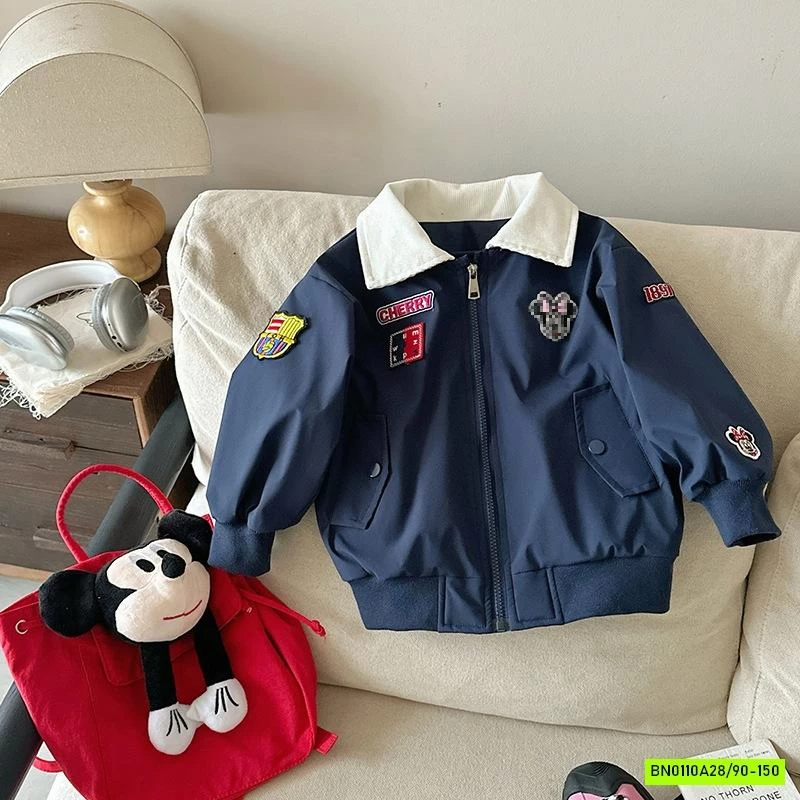 KHOÁC PHỐI CỔ GĂN LABUBU