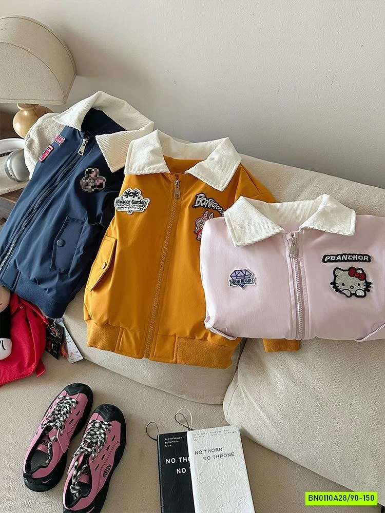 KHOÁC PHỐI CỔ GĂN LABUBU