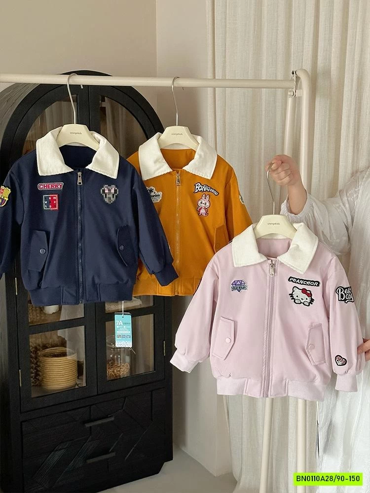 KHOÁC PHỐI CỔ GĂN LABUBU