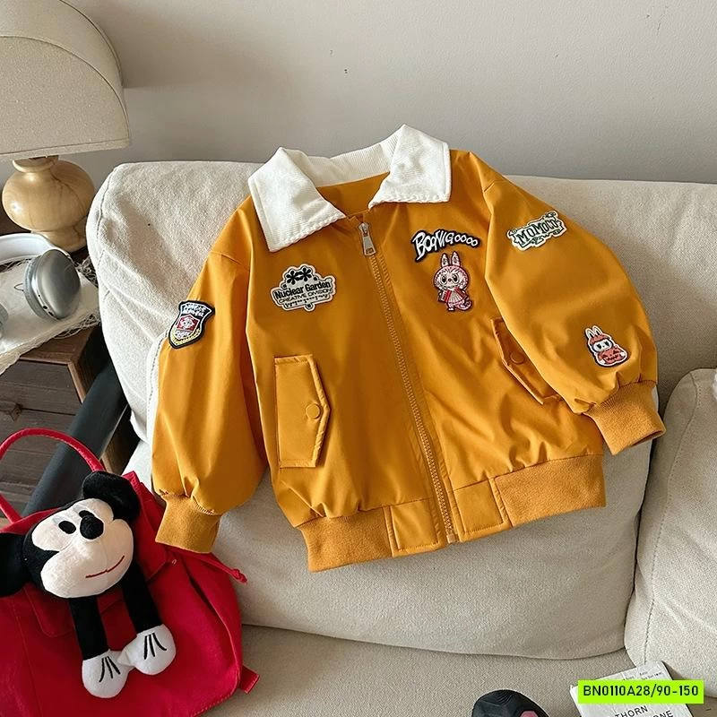 KHOÁC PHỐI CỔ GĂN LABUBU