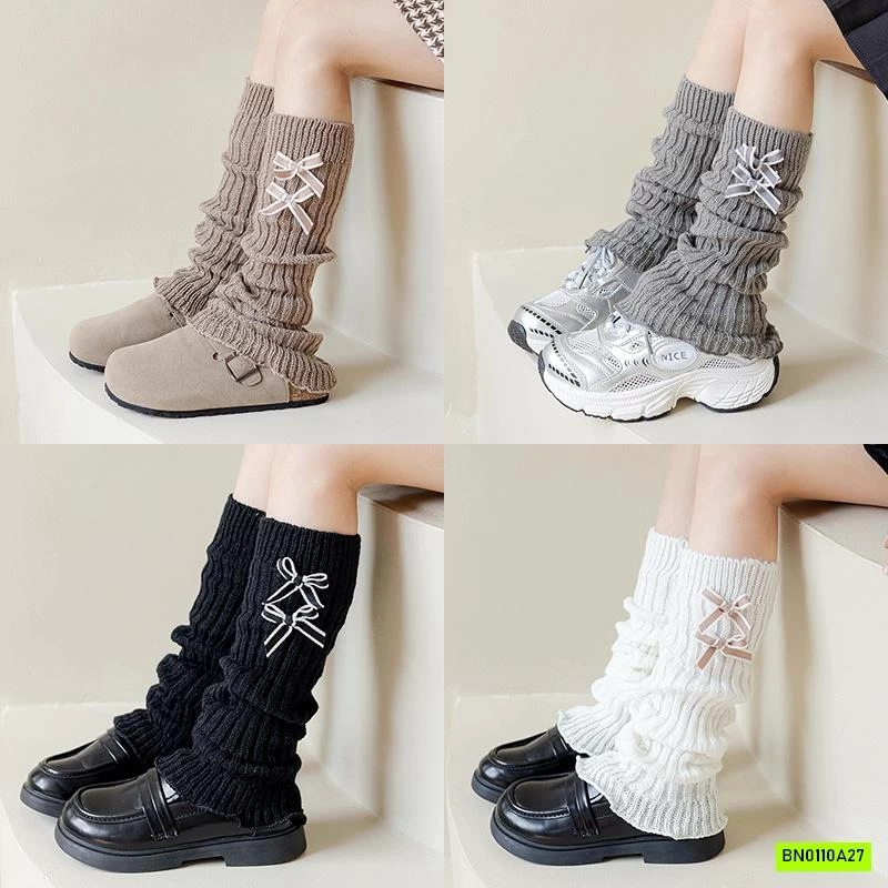 TẤT LEN KO BÀN GẮN NƠ THỎ