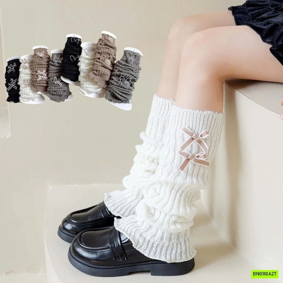 TẤT LEN KO BÀN GẮN NƠ THỎ