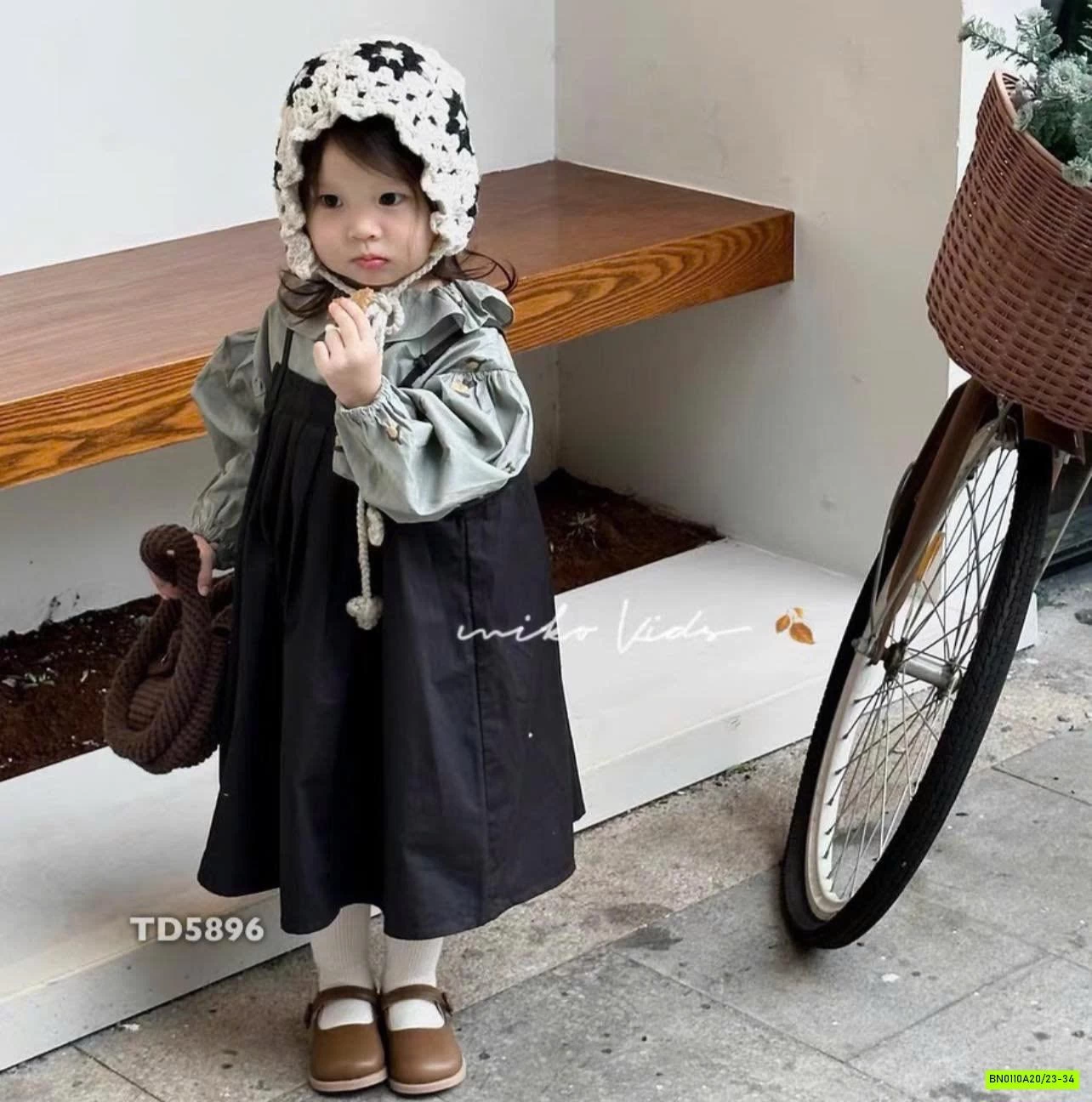 GIÀY BÚP BÊ TRƠN QUAI DÁN