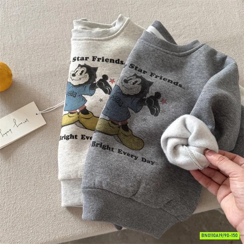 ÁO NỈ LÓT LÔNG MMY