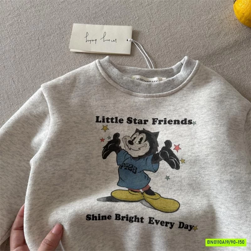 ÁO NỈ LÓT LÔNG MMY