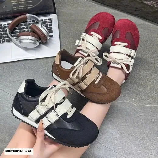 GIÀY THỂ THAO DA LỘN CÀI KHÓA