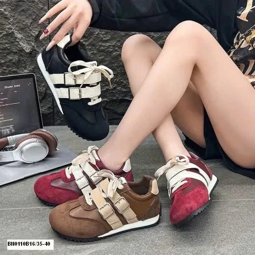 GIÀY THỂ THAO DA LỘN CÀI KHÓA