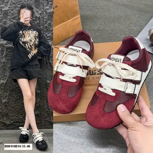 GIÀY THỂ THAO DA LỘN CÀI KHÓA