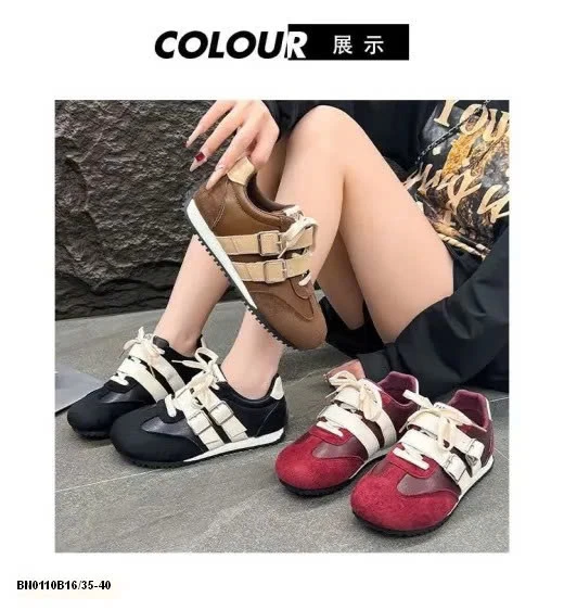 GIÀY THỂ THAO DA LỘN CÀI KHÓA