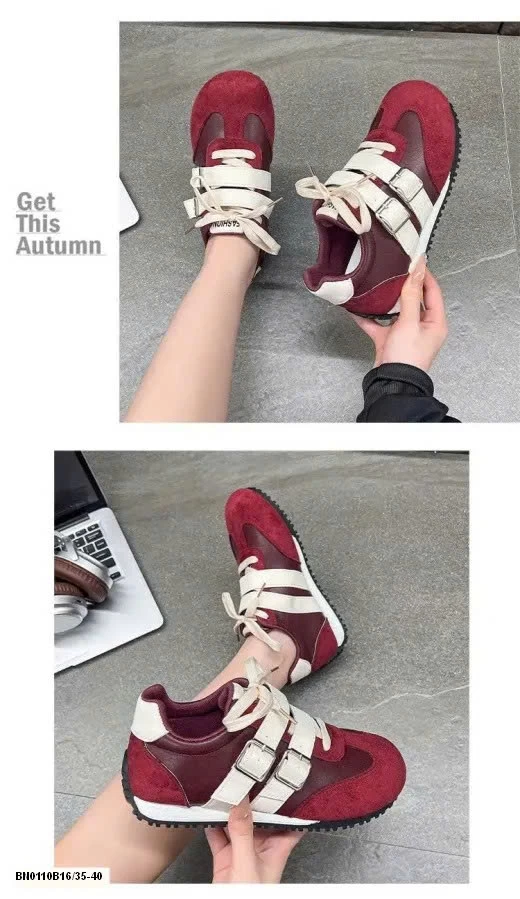 GIÀY THỂ THAO DA LỘN CÀI KHÓA