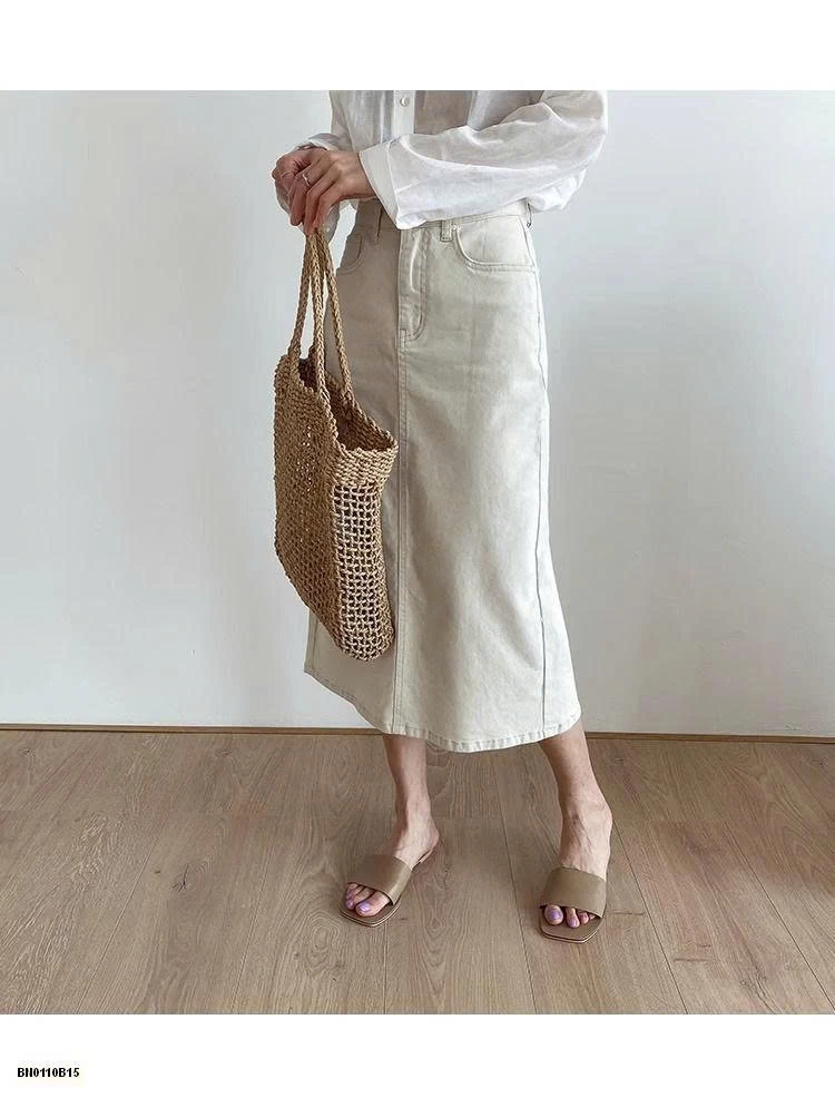 CHÂN VÁY CHỮ A DÁNG DÀI