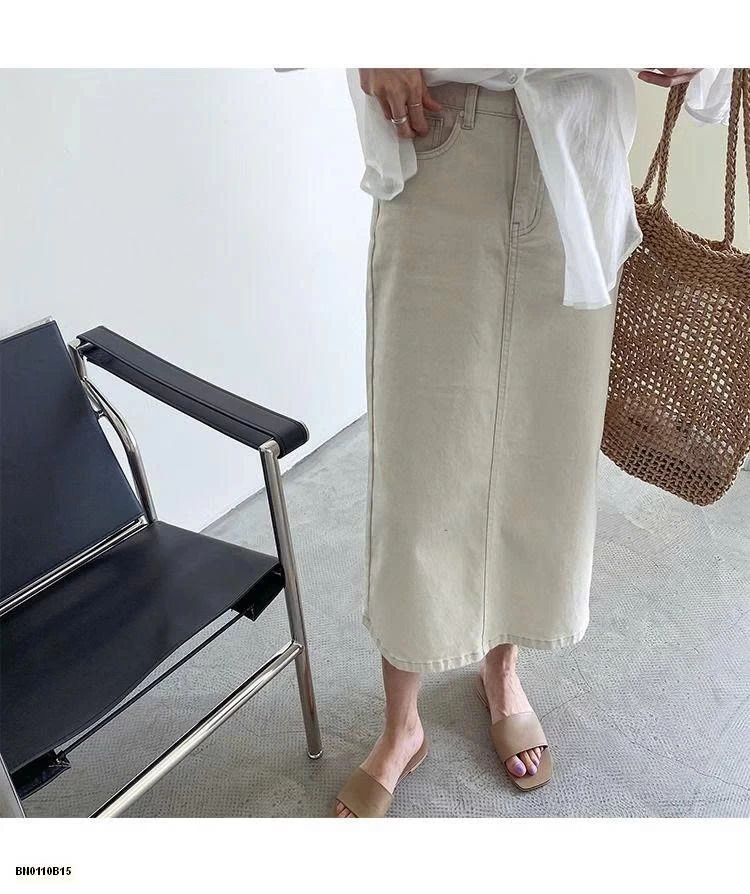 CHÂN VÁY CHỮ A DÁNG DÀI