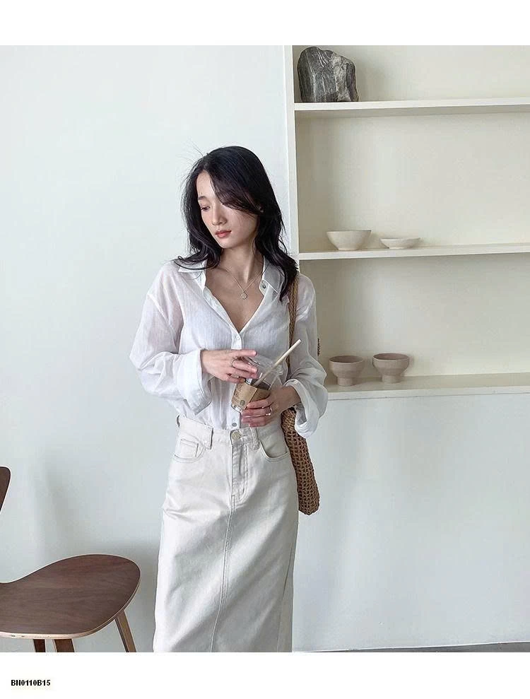 CHÂN VÁY CHỮ A DÁNG DÀI