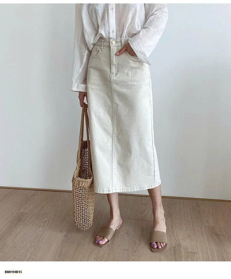 CHÂN VÁY CHỮ A DÁNG DÀI