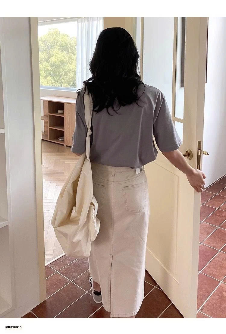 CHÂN VÁY CHỮ A DÁNG DÀI