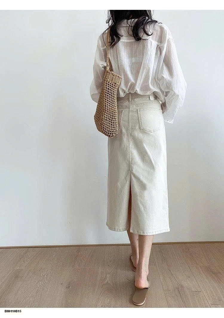 CHÂN VÁY CHỮ A DÁNG DÀI