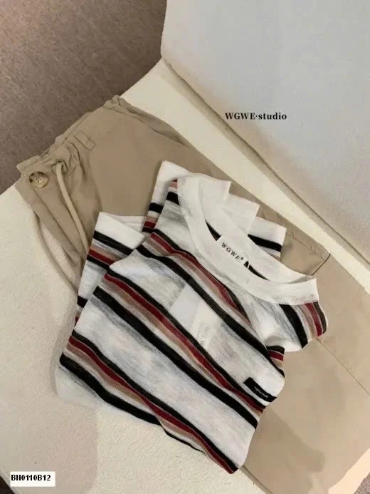 ÁO THUN KẺ DÁNG RỘNG WGWE