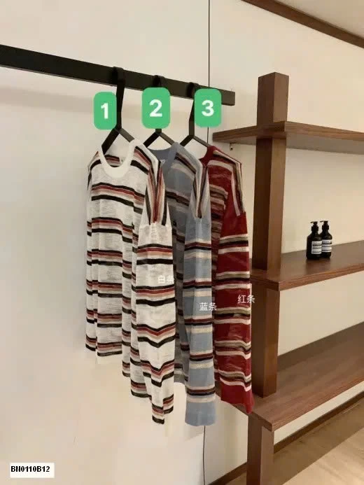 ÁO THUN KẺ DÁNG RỘNG WGWE