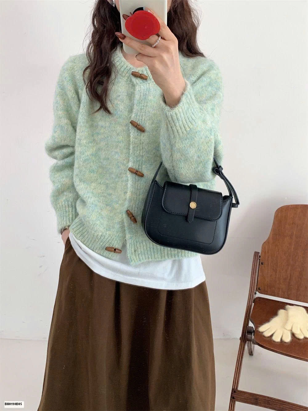 ÁOKHOÁC LEN CÚC GỖ