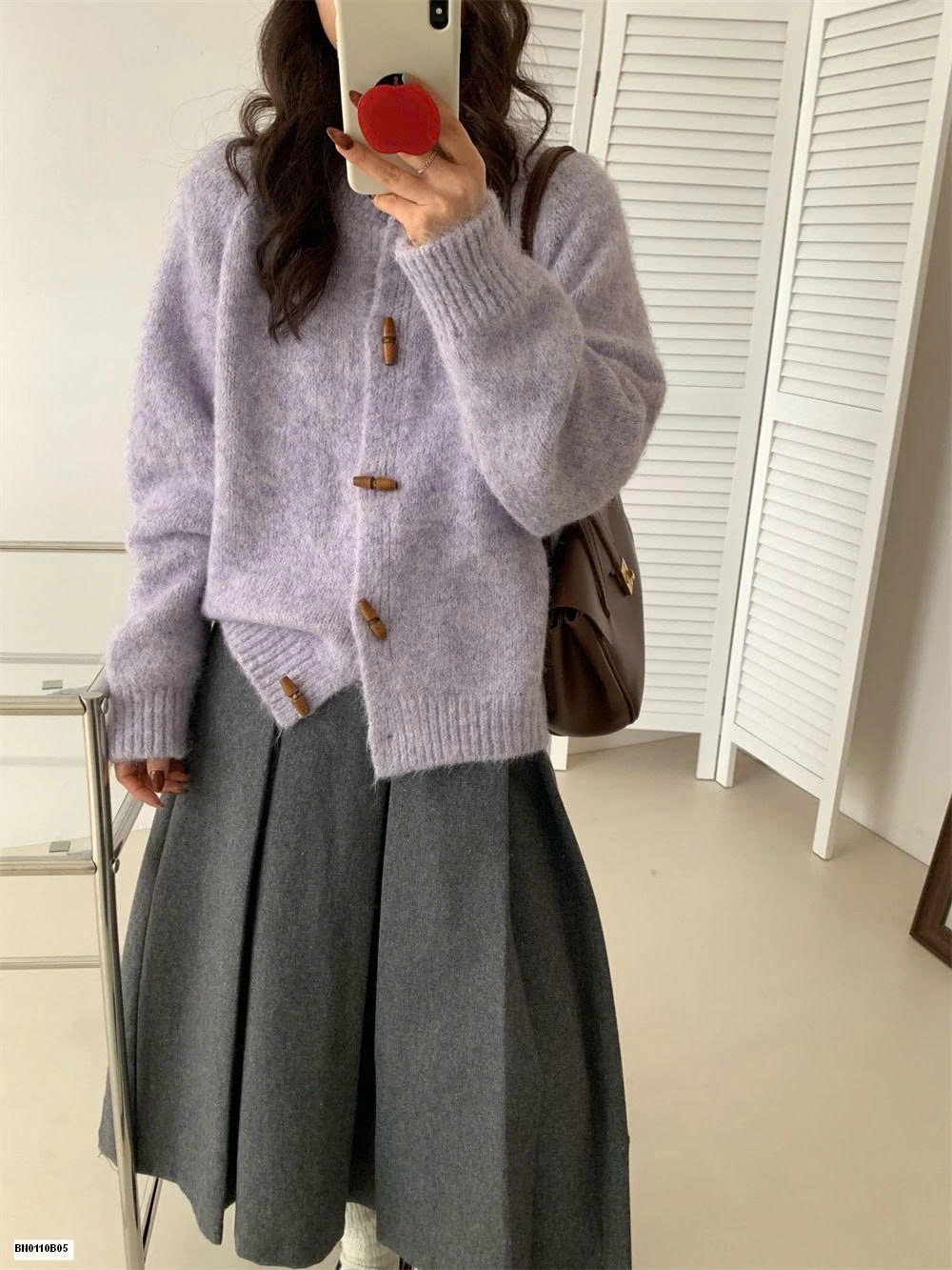 ÁOKHOÁC LEN CÚC GỖ