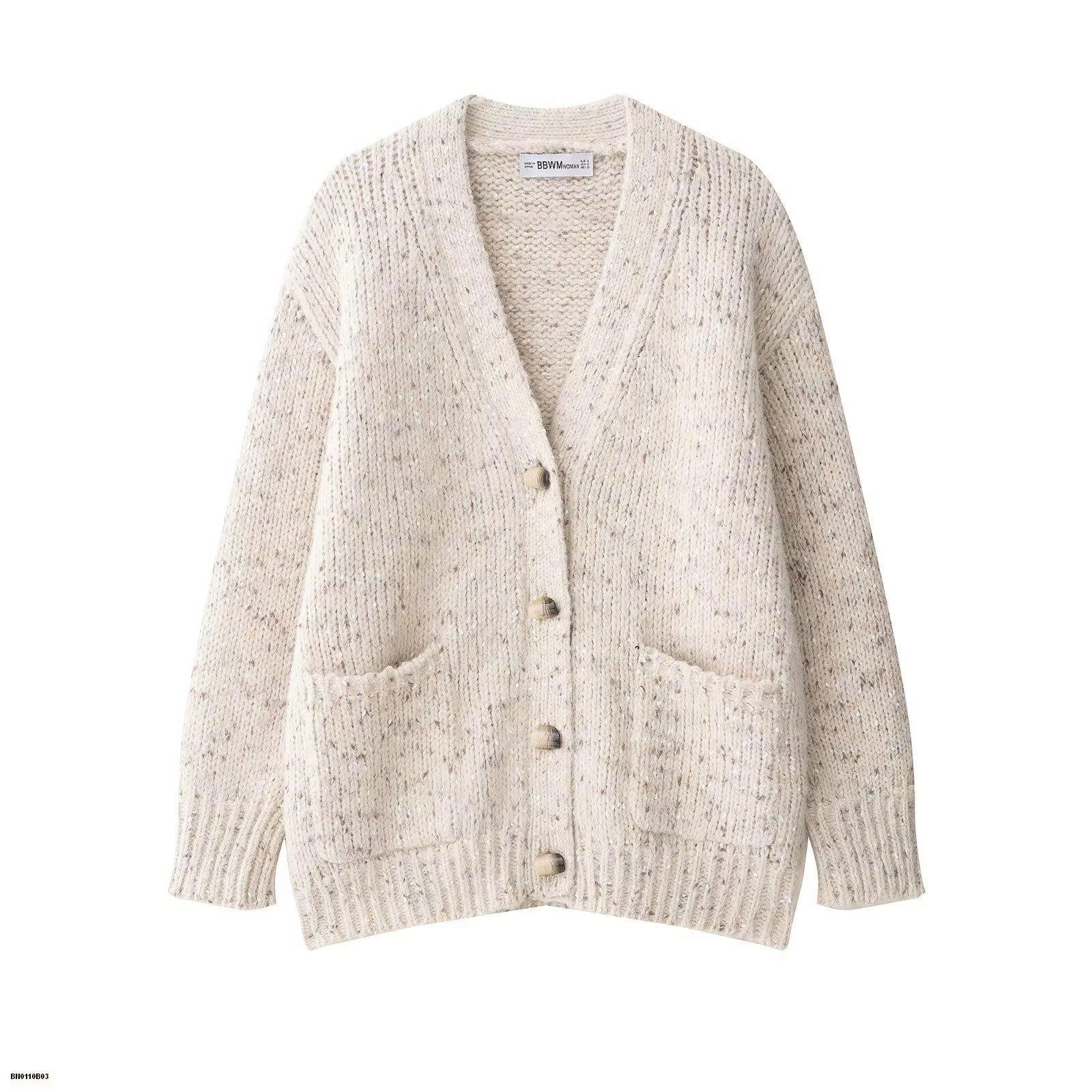 KHOÁC LEN KASLEAD MUỐI TIÊU DÁNG DÀI