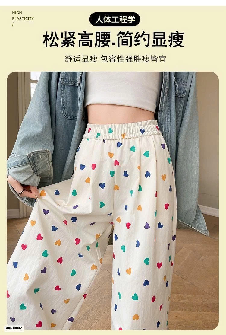 QUẦN SUÔNG HỌA TIẾT