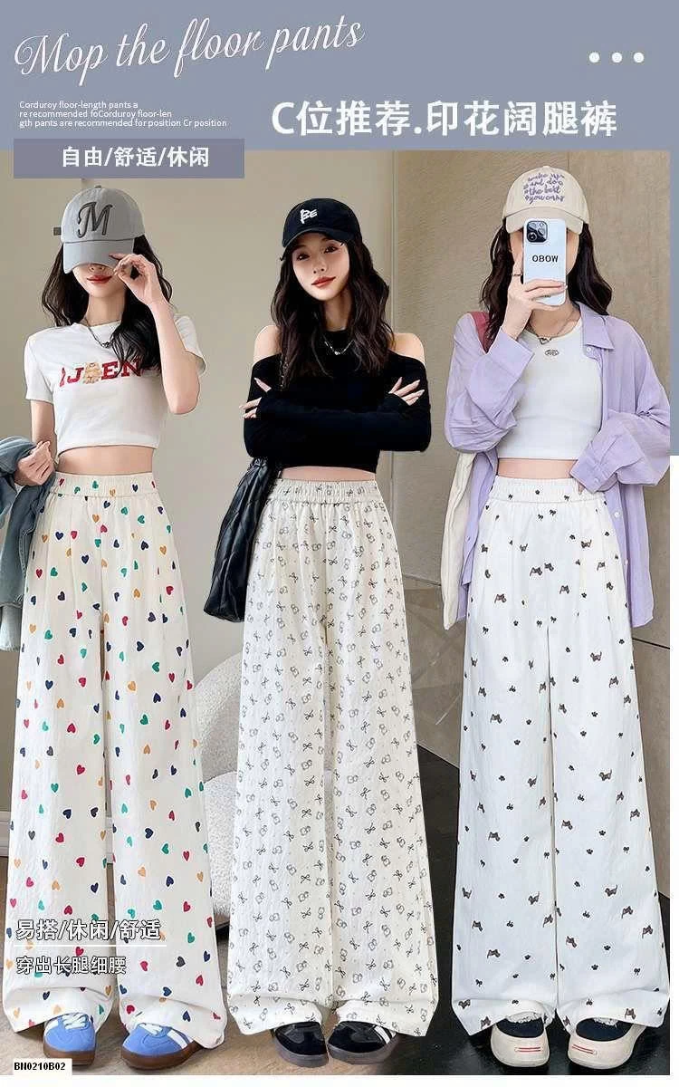 QUẦN SUÔNG HỌA TIẾT