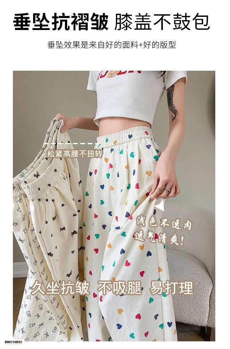 QUẦN SUÔNG HỌA TIẾT