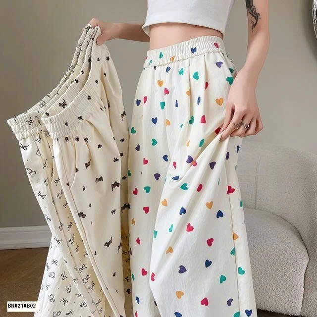 QUẦN SUÔNG HỌA TIẾT