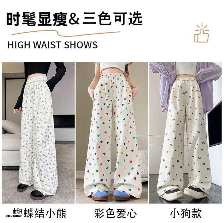 QUẦN SUÔNG HỌA TIẾT