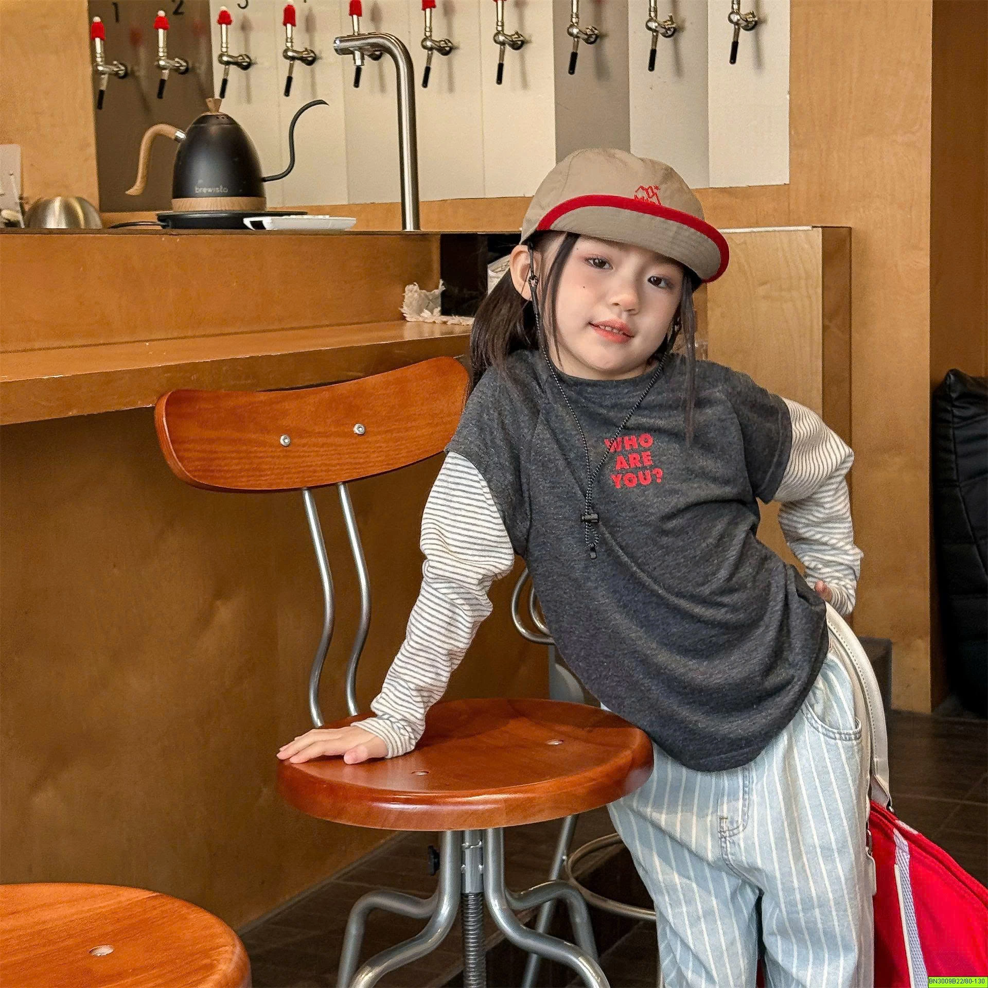 ÁO THUN TAY KẺ  ADBABY