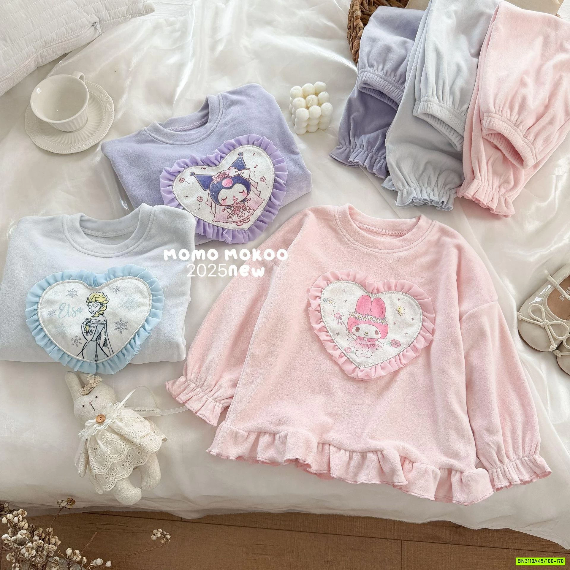 BỘ NGỦ BĂNG LÔNG BÁNH BÈO TIỂU THƯ