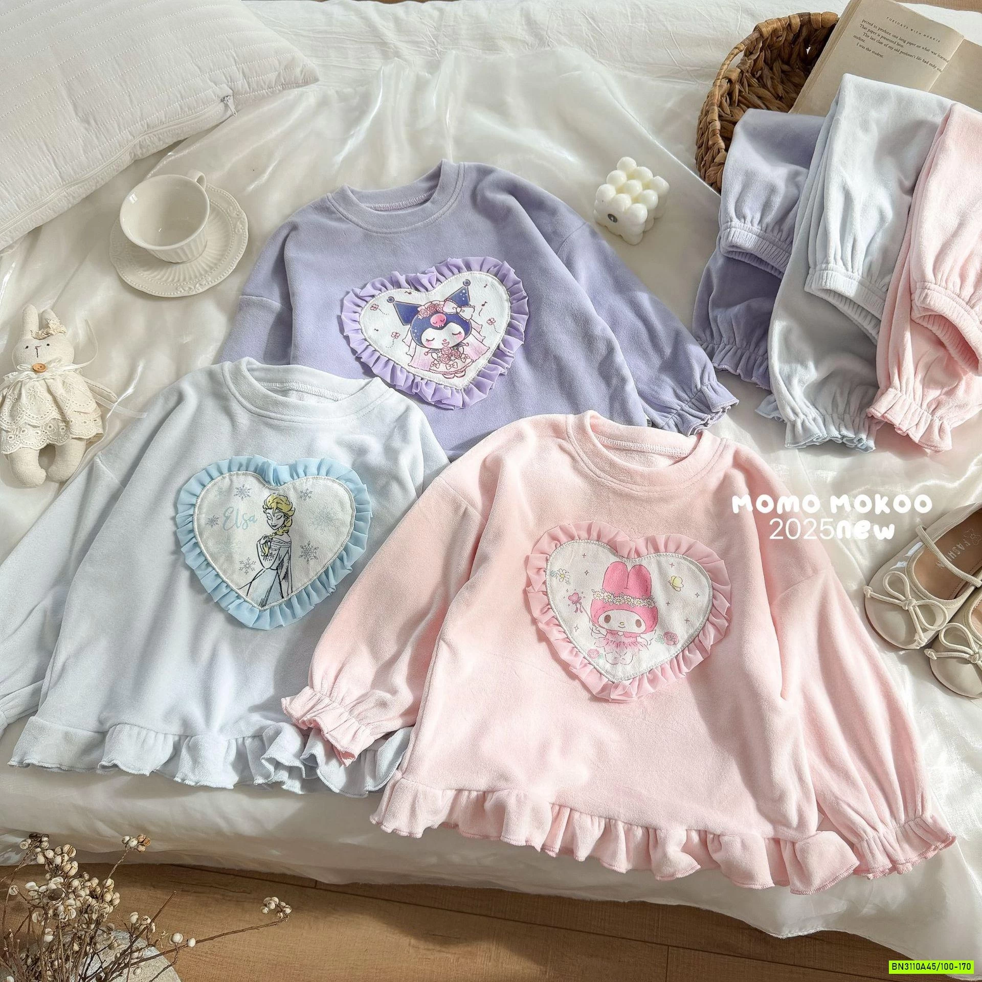 BỘ NGỦ BĂNG LÔNG BÁNH BÈO TIỂU THƯ