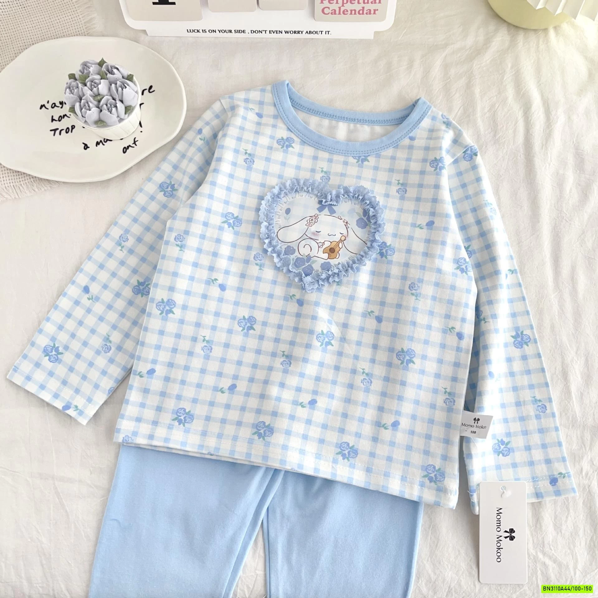 BỘ COTTON CARO DỄ THƯƠNG