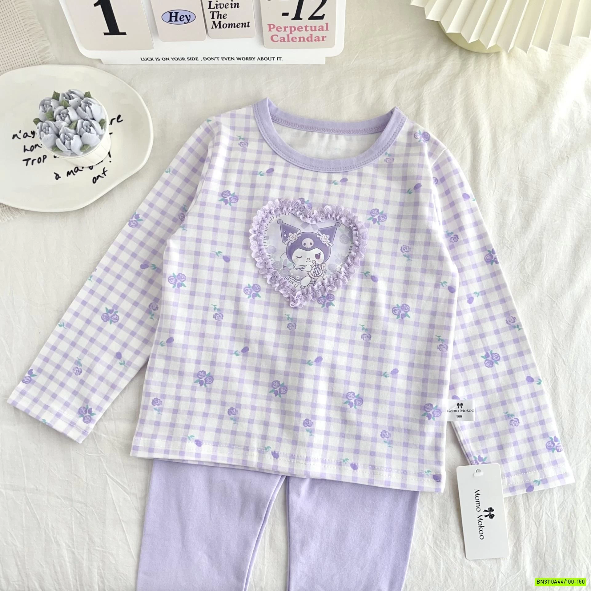 BỘ COTTON CARO DỄ THƯƠNG