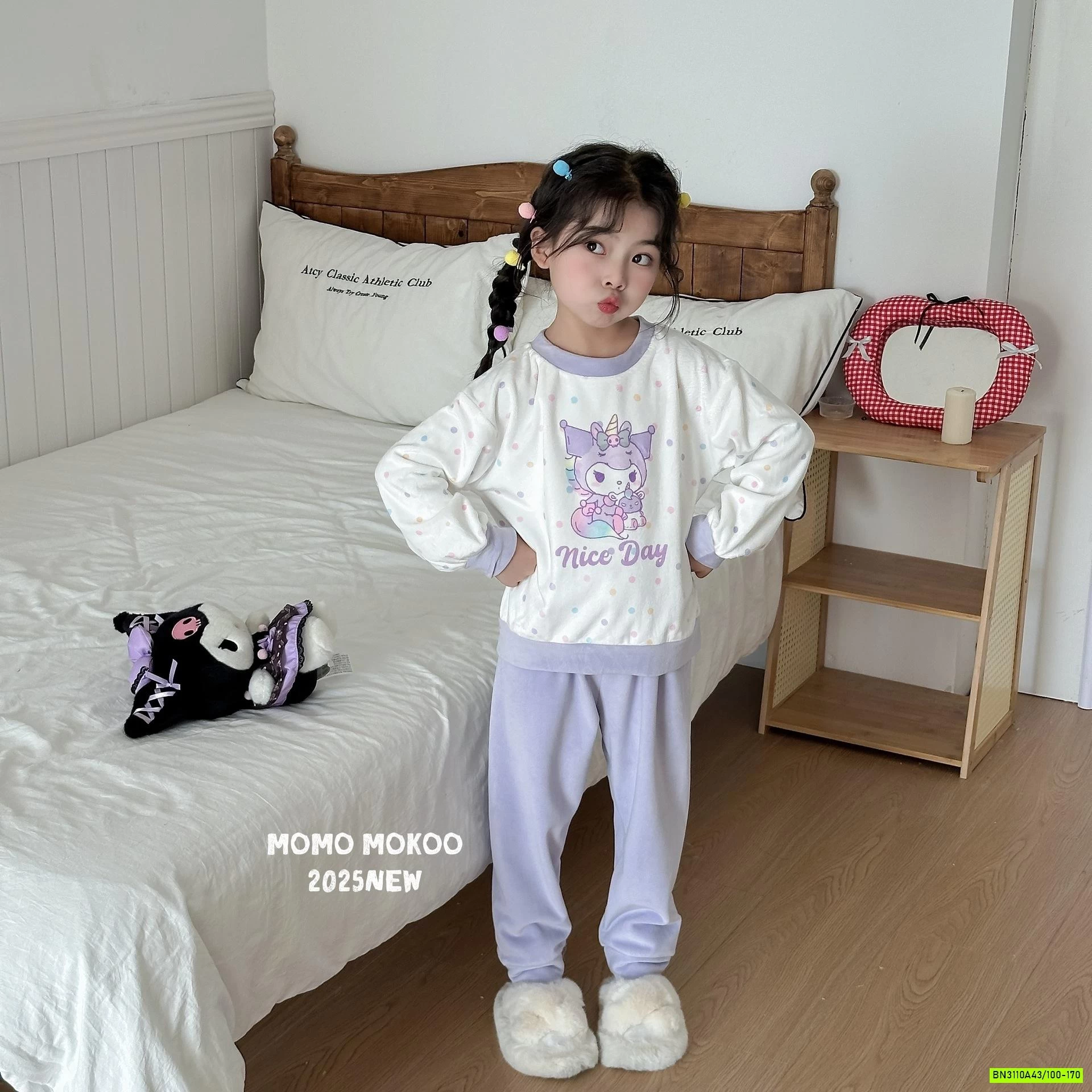 BỘ NỈ NHUNG HOẠT HÌNH