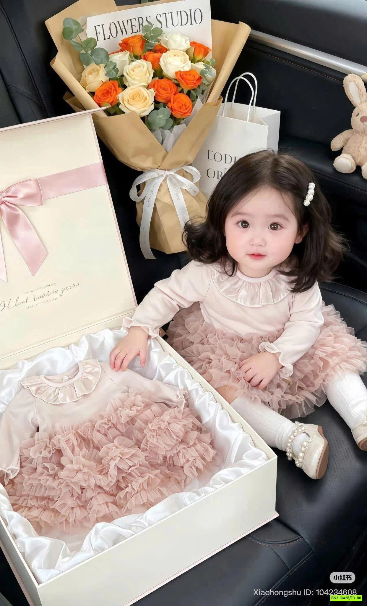 ĐẦM TUTU CỔ REN SZ NHÍ