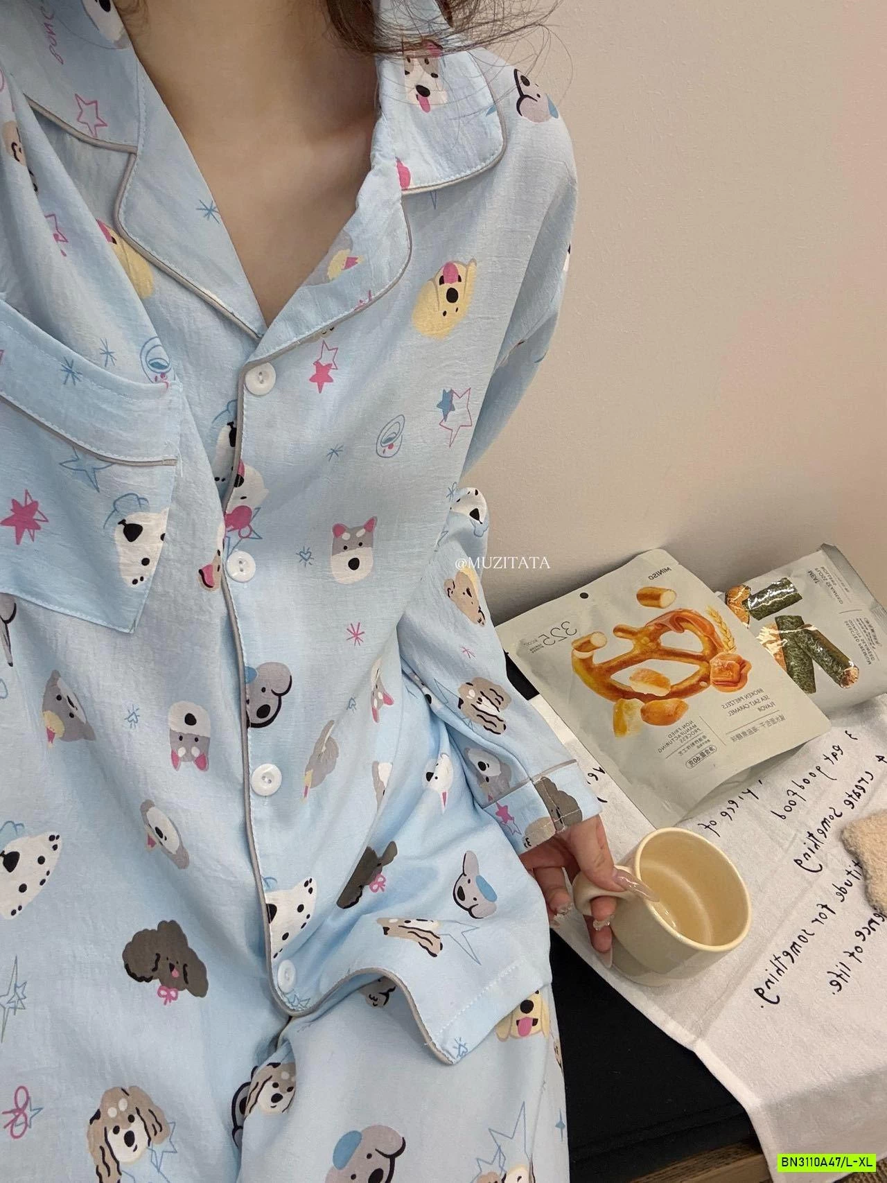 PIZAMA MUZITATA HỌA TIẾT XINHHH VÃI