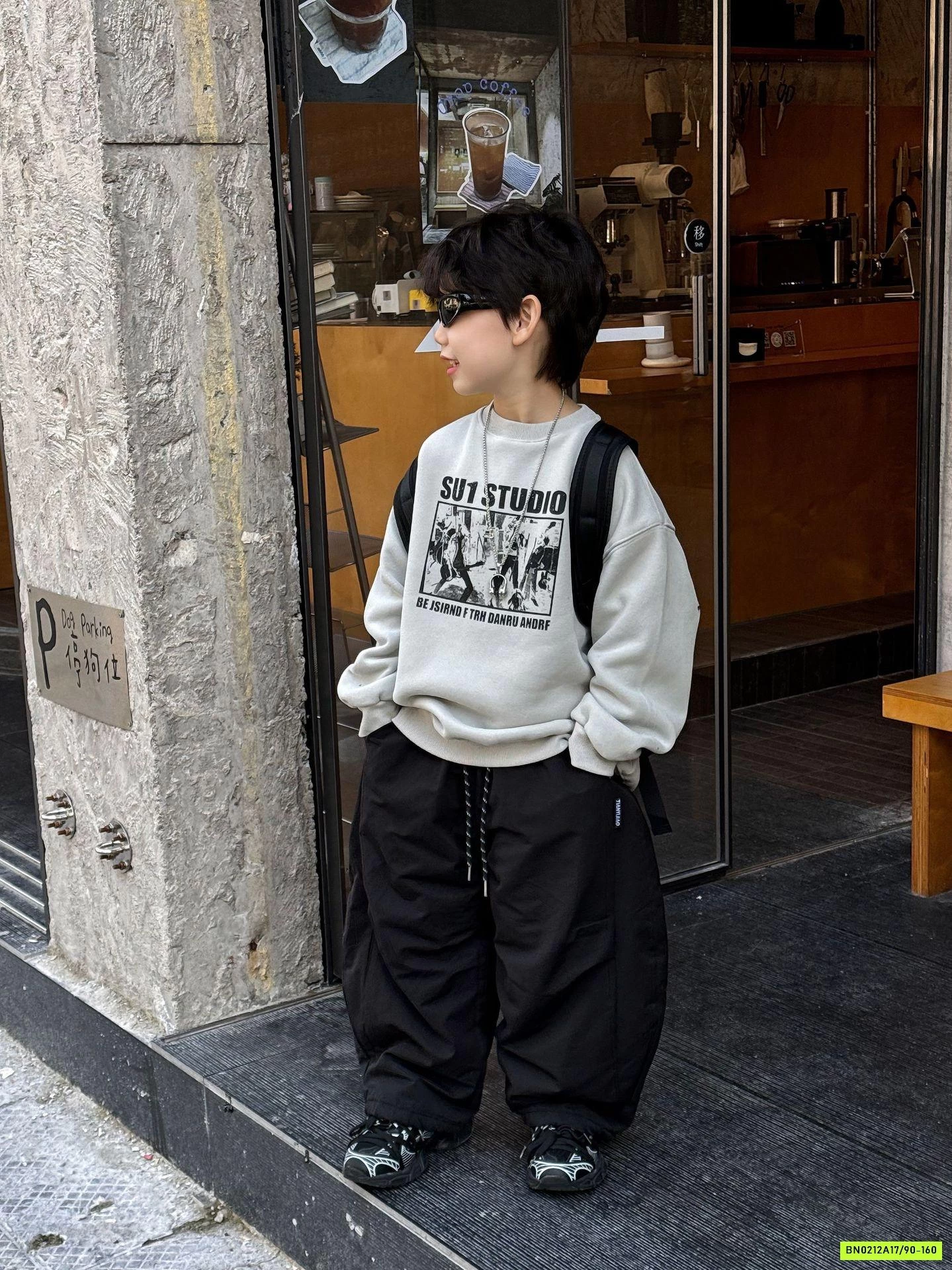 ÁO NỈ XÁM LÓT NHUNG FANSHU