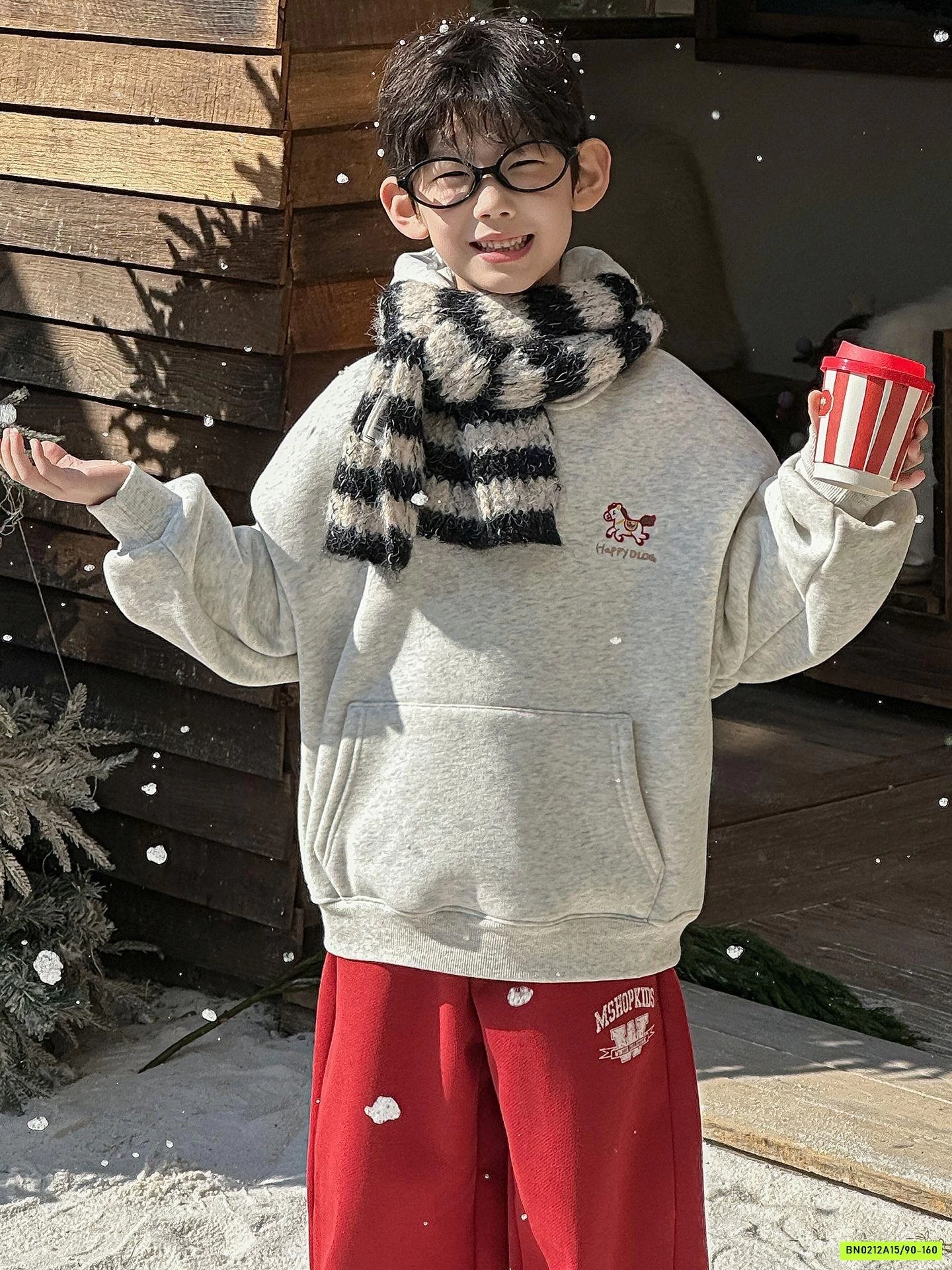 HOODIE NỈ LÓT LÔNG CỪU THÊU LƯNG