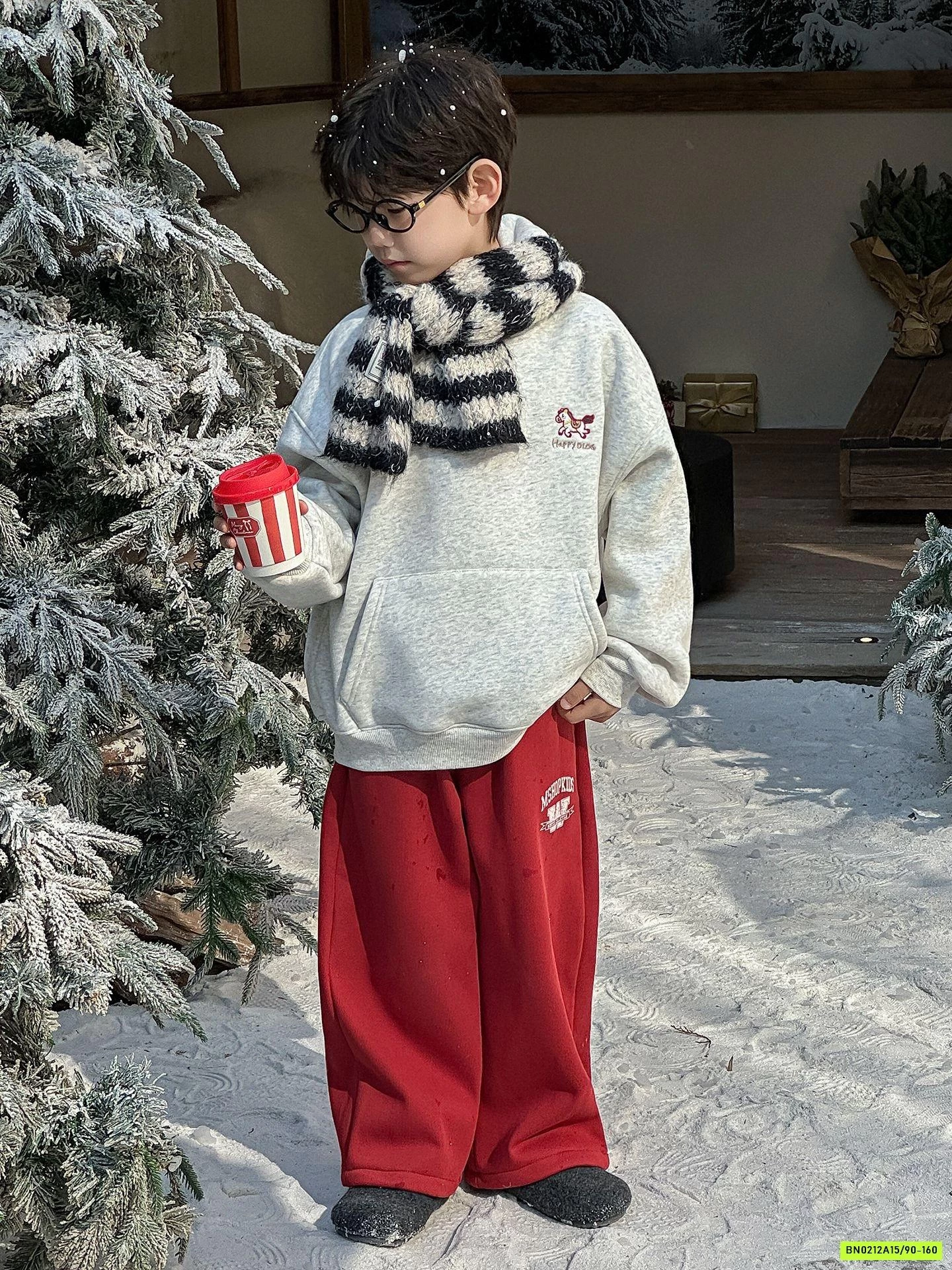 HOODIE NỈ LÓT LÔNG CỪU THÊU LƯNG