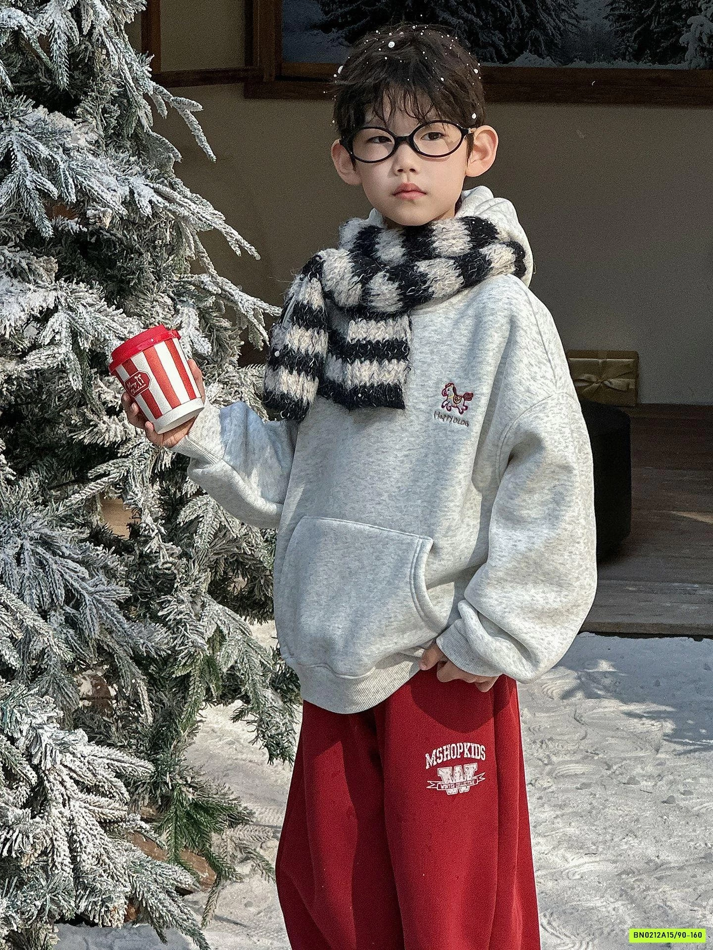 HOODIE NỈ LÓT LÔNG CỪU THÊU LƯNG